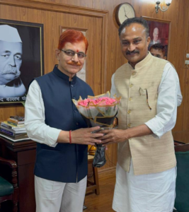 पंतनगर विश्वविद्यालय के कुलपति से मिले Sanjeev Kumar Singh, नई जिम्मेदारी पर दी बधाई