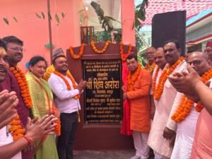 शिव अरोरा ने मंदिर सौंदर्यीकरण कार्यों का किया लोकार्पण, लोगों में खुशी की लहर…