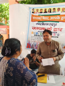 रुद्रपुर: विकास शर्मा ने किया ‘महापौर जनता के द्वार’ अभियान का शुभारंभ, लोगों की समस्याएं सुनीं…