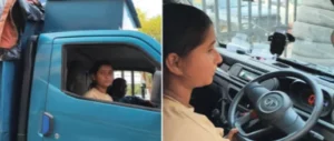 संकट की घड़ी में बेटी बनी सहारा, पिता के हाथ डगमगाए तो बेटी नंदा यादव ने संभाला लोडर का स्टेयरिंग