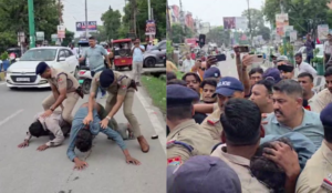 रुद्रपुर गैंगरेप मामला: पुलिस हिरासत से भागने लगे दो आरोपी, कोशिश नाकाम, पुलिस ने दौड़ाकर पकड़ा; गुस्साई भीड़ ने पीटा