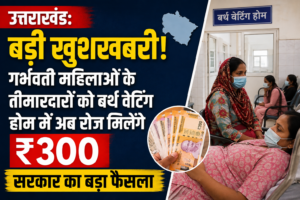 उत्तराखंड में गर्भवती महिलाओं के लिए बड़ी राहत, बर्थ वेटिंग होम में साथ रहने वाले तीमारदार को मिलेंगे ₹300 प्रतिदिन