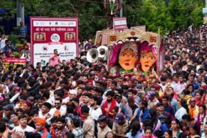 नैनीताल में मां नंदा-सुनंदा की भव्य विदाई, जयकारों और पुष्पवर्षा के बीच कैलाश के लिए रवाना हुआ डोला