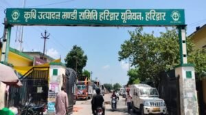 ऋषिकेश: कृषि मंडी समिति में मोबाइल टावर पर चढ़ा पल्लेदार, नीचे उतारने में जुटी पुलिस