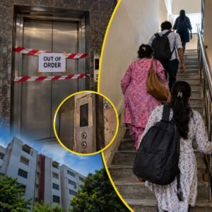 उधम सिंह नगर: 16 दिन से खराब लिफ्ट, 33 सीढ़ियां चढ़ने को मजबूर लोग